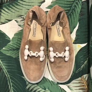 Softwaves Women's Tais Cuoio Velour Suede